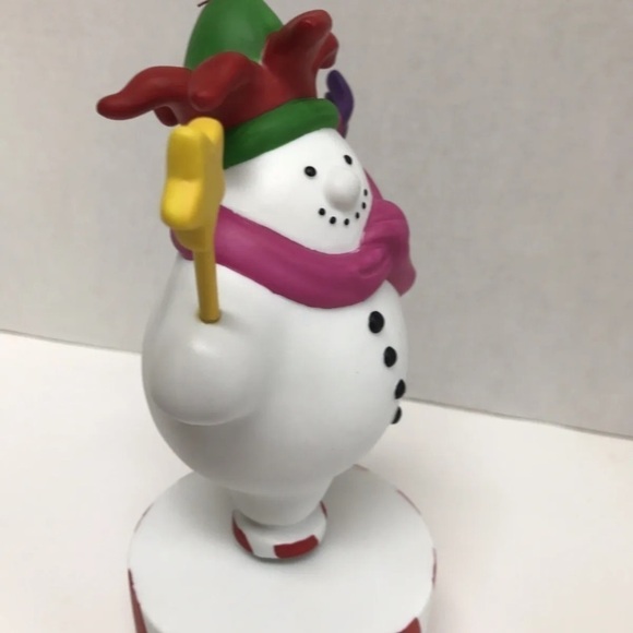 Department 56 Whimsical Snowman Music Box Ceramic Plays Frosty the Snowman T5 - Picture 3 of 8